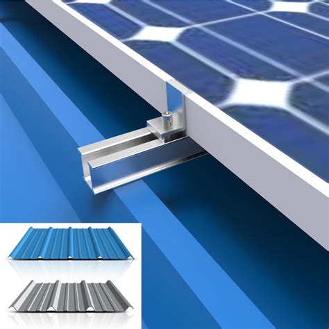 solar roofing and sheet metal|solar mount for metal roof.